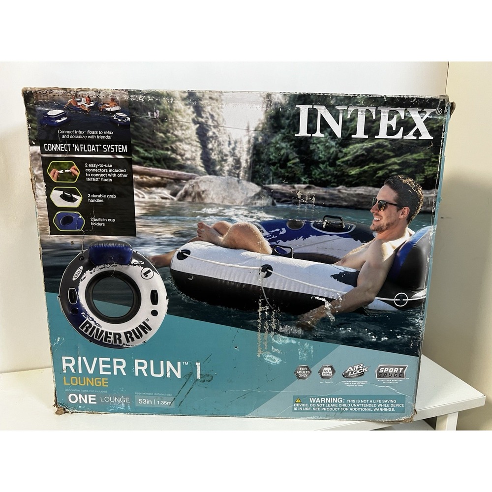 Intex River Run 53″ Inflatable Inner Tube Raft‎ – Connectable with Handles - Picture 3 of 7